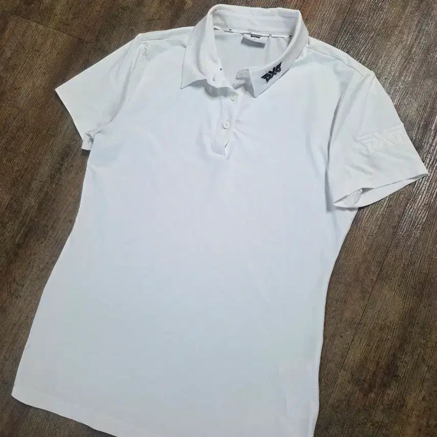 [BUNJANG] PXG Women's Golf T-Shirt White Size 95 / PXG 여성 95 호    카라티 흰색