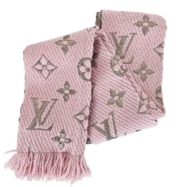 [BUNJANG] Louis Vuitton Logomania Silk Wool Shine Muffler / 루이비통 실크 울 샤인 로고마니아 머플러