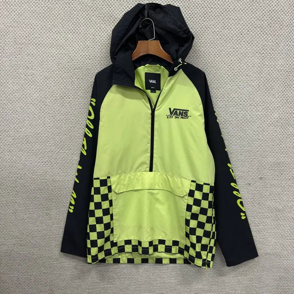 [BUNJANG] Vans Anorak Half-Zip Windbreaker Jacket Size S / 반스 아노락 반집업 바람막이 자켓 S D06181