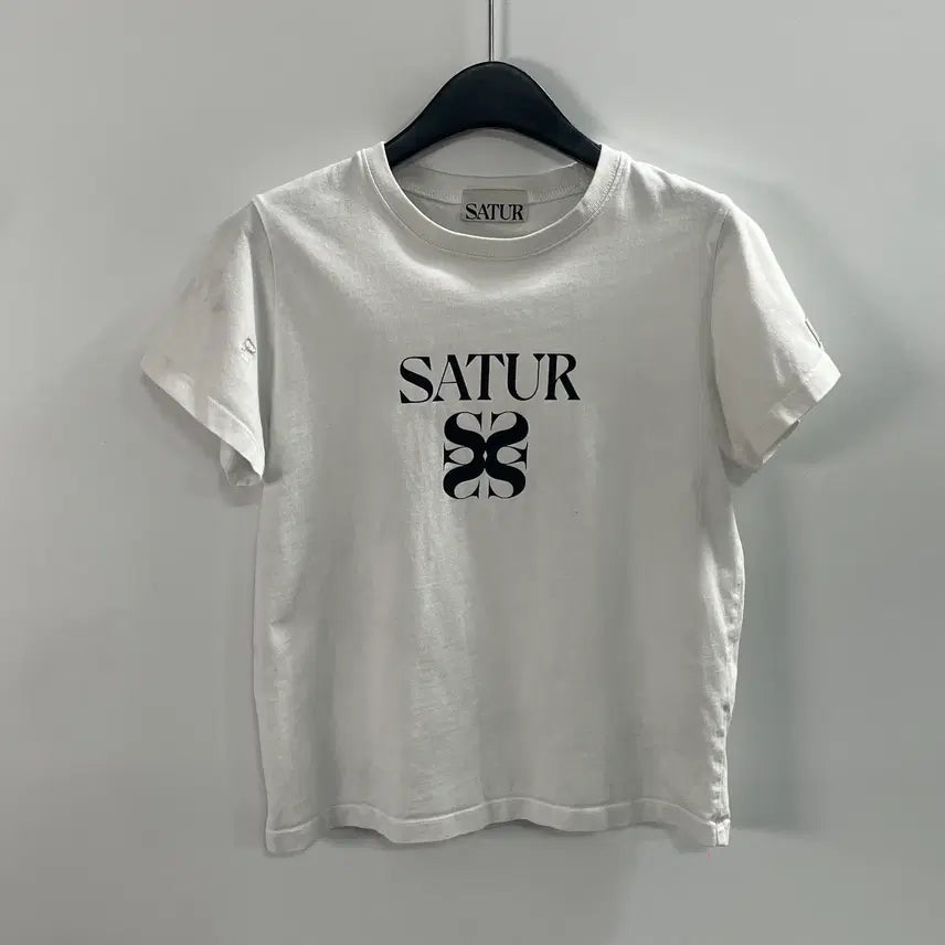 [BUNJANG] Setteur Women's Cropped Logo T-Shirt / 세터 우먼스 크롭 로고 반팔티 (on.1017)