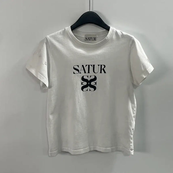 [BUNJANG] Setteur Women's Cropped Logo T-Shirt / 세터 우먼스 크롭 로고 반팔티 (on.1017)