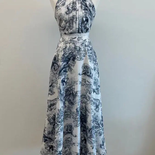 [BUNJANG] D'vie OPS Blue Dress Size S (New) / 곽지희 드레스 D'vie OPS 원피스 블루 사이즈s 새제품