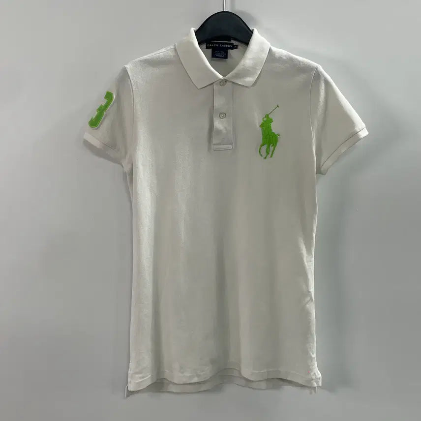 [BUNJANG] Polo Ralph Lauren Big Pony Women's Short Sleeve Polo Shirt M / 폴로 랄프로렌 빅포니 우먼스 반팔 카라티 (on.45)