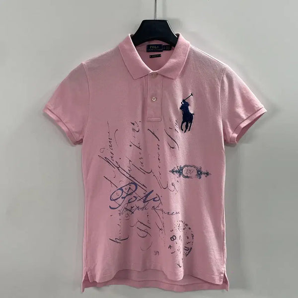 [BUNJANG] Polo Ralph Lauren Women's Big Pony Short Sleeve Polo Shirt / 폴로 랄프로렌 빅포니 우먼스 슬플래터 카라티 (on.129)