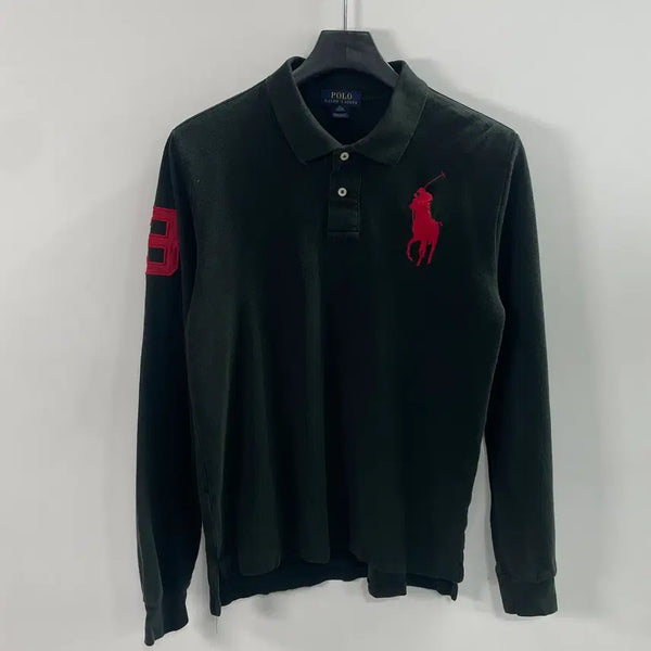 [BUNJANG] Polo Ralph Lauren Big Pony Long Sleeve Polo Shirt / 폴로 랄프로렌 빅포니 긴팔 카라티 (on.864)