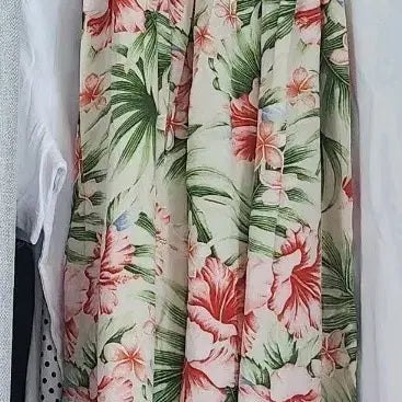 [BUNJANG] Hawaiian Flower Pattern Long Dress / [90]USA하와이여행제품"*하와이안플라워 패턴 롱 원피스