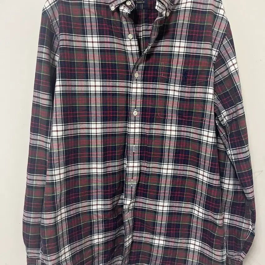 [BUNJANG] Polo Ralph Lauren Classic Fit Pocket Logo Check Shirt / 폴로 랄프로렌 클래식핏 포켓 로고 체크셔츠