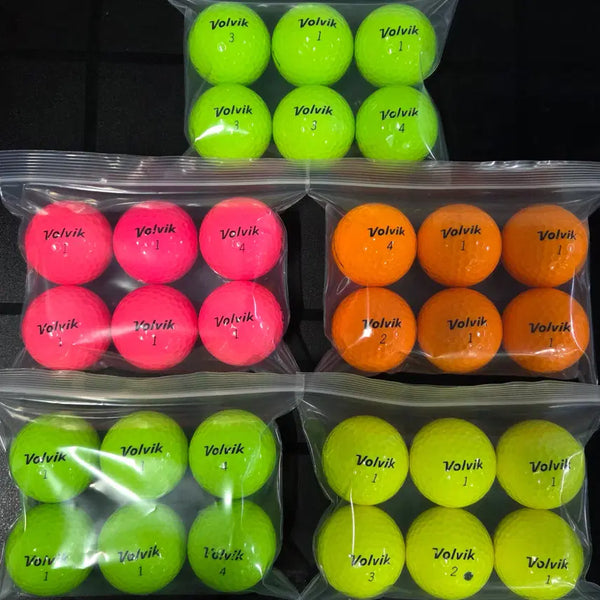 [BUNJANG] Volvik Vista4 A-Grade 4-Piece Color Lost Golf Balls (30 Balls) / 볼빅 비스타4 A급 4피스 컬러 로스트볼 30구 중고골프공 -무료배송-
