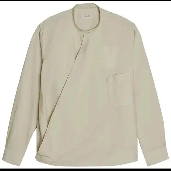 [BUNJANG] Lemaire Wrap Over Shirt Light Sage XL / [새제품]XL 르메르 랩오버 셔츠 라이트세이지 오버셔츠