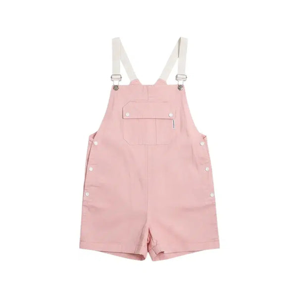 [BUNJANG] Women's Pink Suspender Jumpsuit / 여성F/ 핑크 멜빵 점프수트 16-25