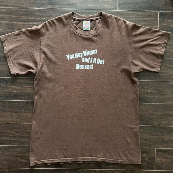 [BUNJANG] US Vintage Wit Slogan T-Shirt Size M / [M] 미국 빈티지 위트 슬로건 티셔트
