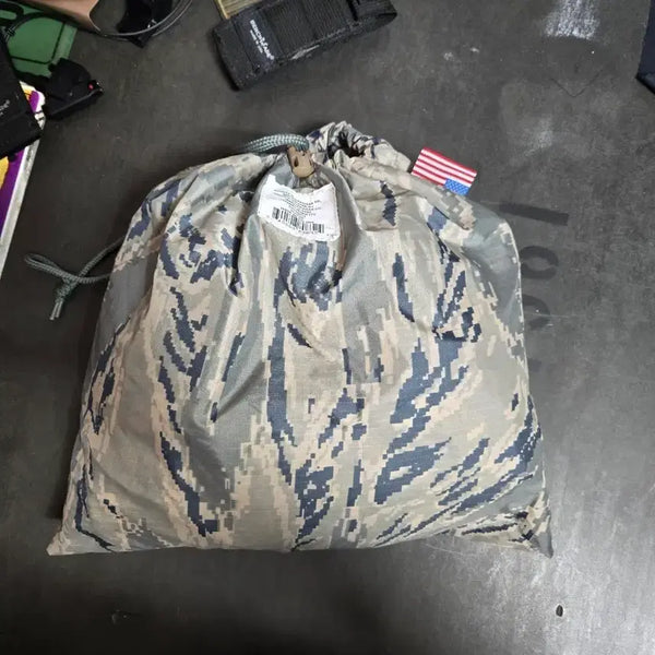 [BUNJANG] US Military Issue ABU Camouflage Poncho Set XL / 미군지급abu우의세트xl
