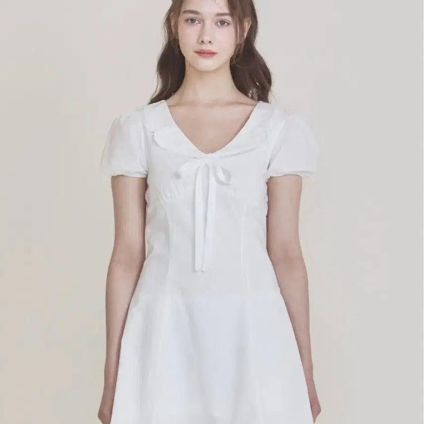 [BUNJANG] Not Your Rose May Dress Ivory White M Cotton 100% Discontinued / 단종 상품 낫유어로즈 메이 드레스 아이보리 화이트 M 드라이로즈 클리시어
