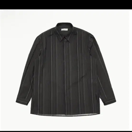 [BUNJANG] Amomento 24FW Stripe Shirt Brown / 아모멘토 24fw 스트라이프 셔츠 브라운
