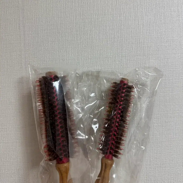 [BUNJANG] ChamiOh Kkangpokking Heated Bristle Brush Set (No. 1, No. 3) / 차미오 깡포킹 열판돈모 브러쉬 1호,3호 같이 팝니다