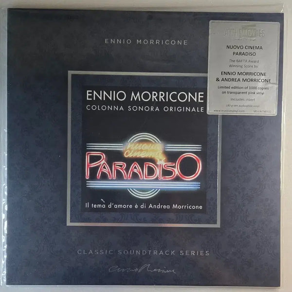 [BUNJANG] Ennio Morricone Cinema Paradiso OST LP Transparent Pink Vinyl Limited Edition / 시네마천국(Cinema Paradiso) OST LP (핑크 한정반)