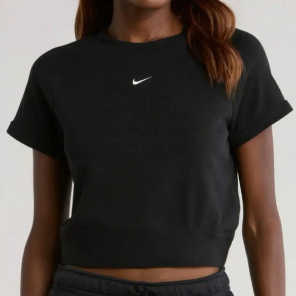[BUNJANG] Nike Women's Sportswear Black Short Sleeve T-Shirt / 나이키 여성 반팔티 스포츠웨어 택배비없음