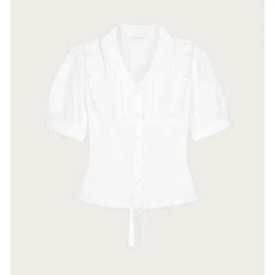 [BUNJANG] Clishier Sugar Powder Blouse / 클리시어 슈가파우더 블라우스 워니하우스
