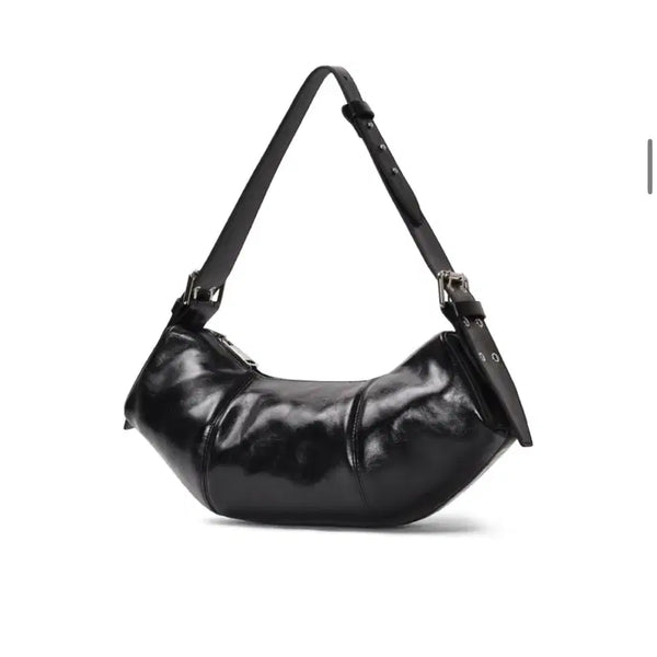 [BUNJANG] Nonobystic Conch Shoulder Bag Black / 논오버스틱 콘치 여성 숄더백