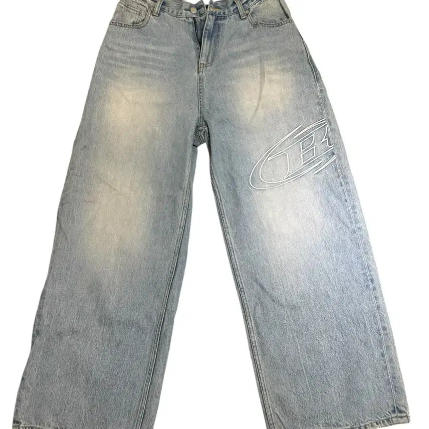 [BUNJANG] Born to Win Washed Denim Jeans / 본투윈 워시드 데님 청바지