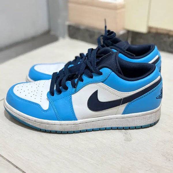 [BUNJANG] Air Jordan 1 Low Dark Powder Blue (255mm) / 조던1 로우 다크 파우더 블루 255사이즈
