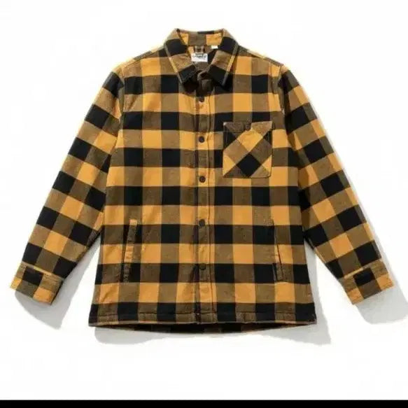 [BUNJANG] Timberland Plaid Lined Flannel Shirt / 팀버랜드 체크 양털 안감 셔츠