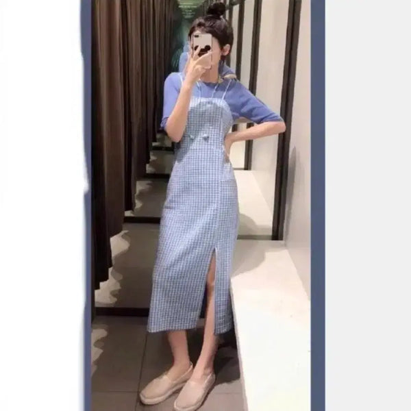 [BUNJANG] ZARA Gingham Check Dress / 95) ZARA 자라 깅엄체크 원피스