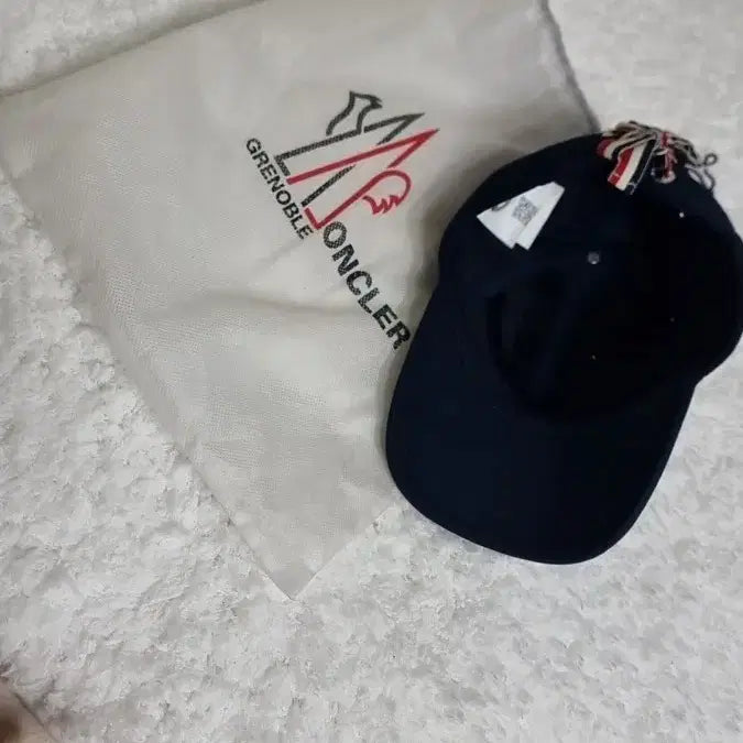 [BUNJANG] Moncler Logo Baseball Cap Navy / 몽클레르 로고 볼캡 네이비정품
