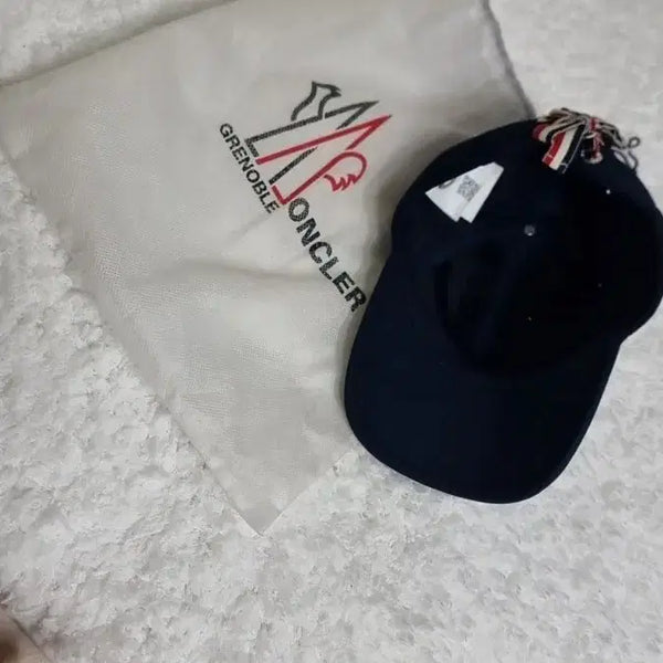 [BUNJANG] Moncler Logo Baseball Cap Navy / 몽클레르 로고 볼캡 네이비정품