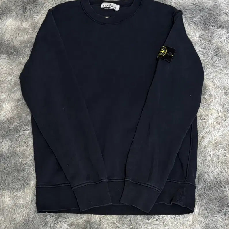 [BUNJANG] Stone Island Navy Sweatshirt / [23SS] 스톤아일랜드 네이비 맨투맨