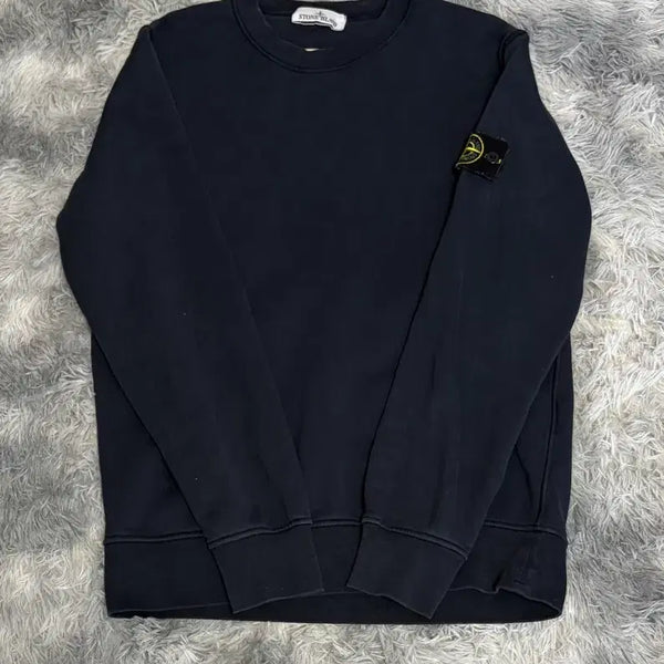 [BUNJANG] Stone Island Navy Sweatshirt / [23SS] 스톤아일랜드 네이비 맨투맨
