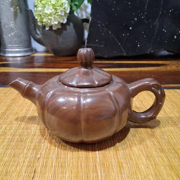 [BUNJANG] Mok-eo Seok Teapot (Amber) 250ml / 고급 차우림에 좋은 목어석 다관(호박호) 250ml