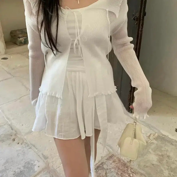 [BUNJANG] LEEDS Isabel Tie Skirt / 샵리즈 leeds isabel tie skirt