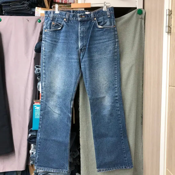 [BUNJANG] Levi's 517 Orange Tab Mid-Blue Washing Jeans (USA Made) / 90s 리바이스517 USA 오렌지탭 미드블루워싱, 허리36둘레89