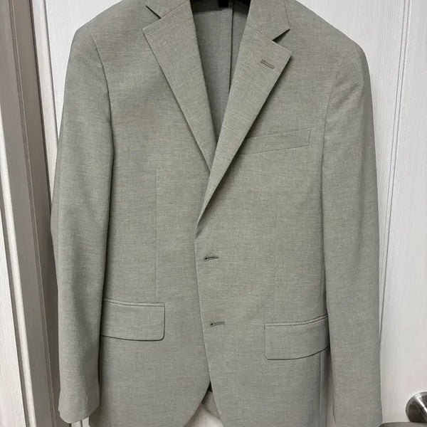 [BUNJANG] JIGG Summer Slim Fit Suit Set Beige / 지이크 정장셋업 여름용 슬림핏