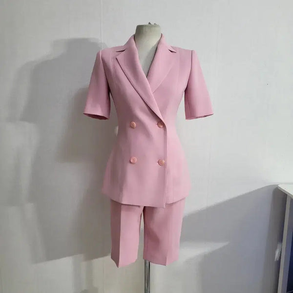 [BUNJANG] Winne Nui Parfait Jacket and Shorts Set / 윈느누이파르페 반바지 자켓 셋업