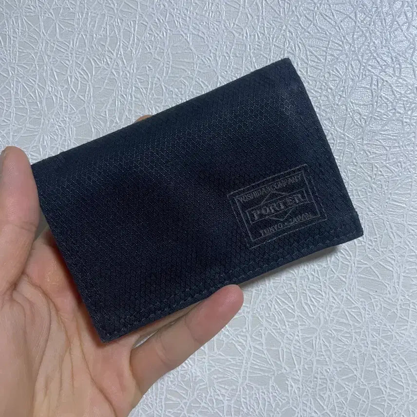 [BUNJANG] Porter Card Wallet Black / 포터 카드 지갑 블랙