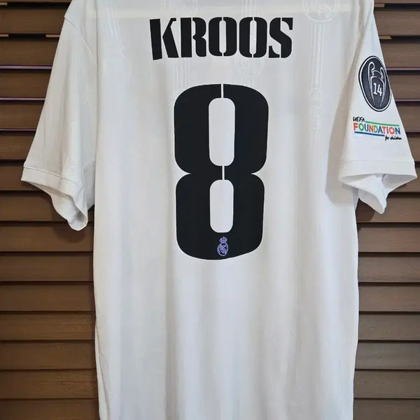 [BUNJANG] Real Madrid 22-23 Home Jersey with Cross Marking / 22-23 레알마드리드 크로스 유니폼
