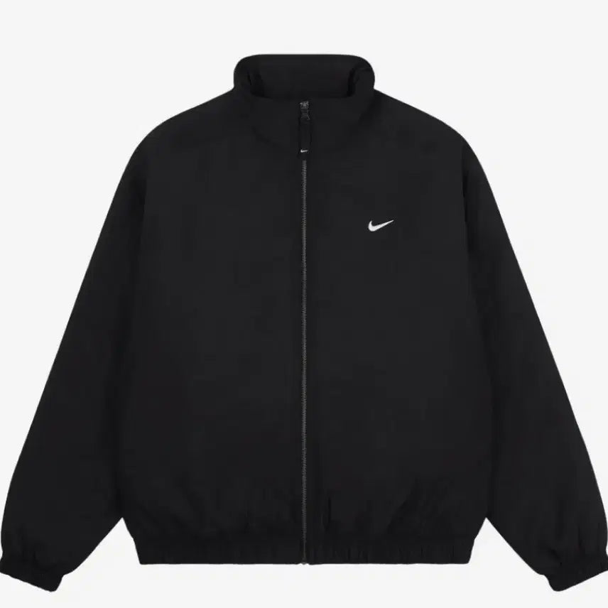 [BUNJANG] Nike NRG Solo Swoosh Satin Bomber Black XL / 나이키 NRG 솔로 스우시 사틴 봄버 블랙 XL