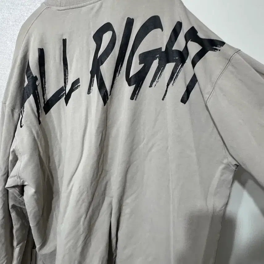 [BUNJANG] All Night Freedom Long Sleeve T-Shirt 2XL / 올라잇 프리덤 롱티 긴팔 2XL