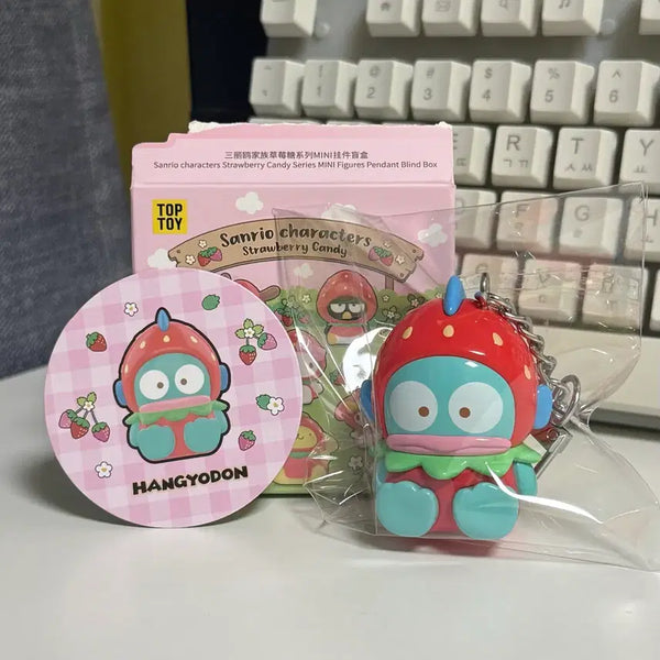 [BUNJANG] TOPTOY Hangyodon Strawberry Series Figure Keychain / 탑토이 한교동 딸기 피규어 키링