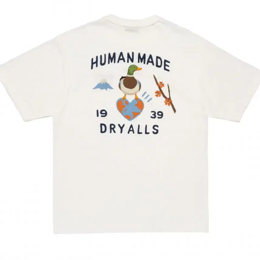 [BUNJANG] Human Made Graphic T-shirt White Size S / 휴먼메이드 그래픽 티셔츠 화이트 S사이즈