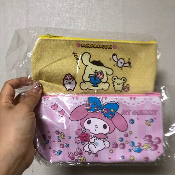 [BUNJANG] Sanrio My Melody & Pompompurin Pencil Case Pouch / 최저가 산리오 마이멜로리, 폼폼푸린 필통 파우치