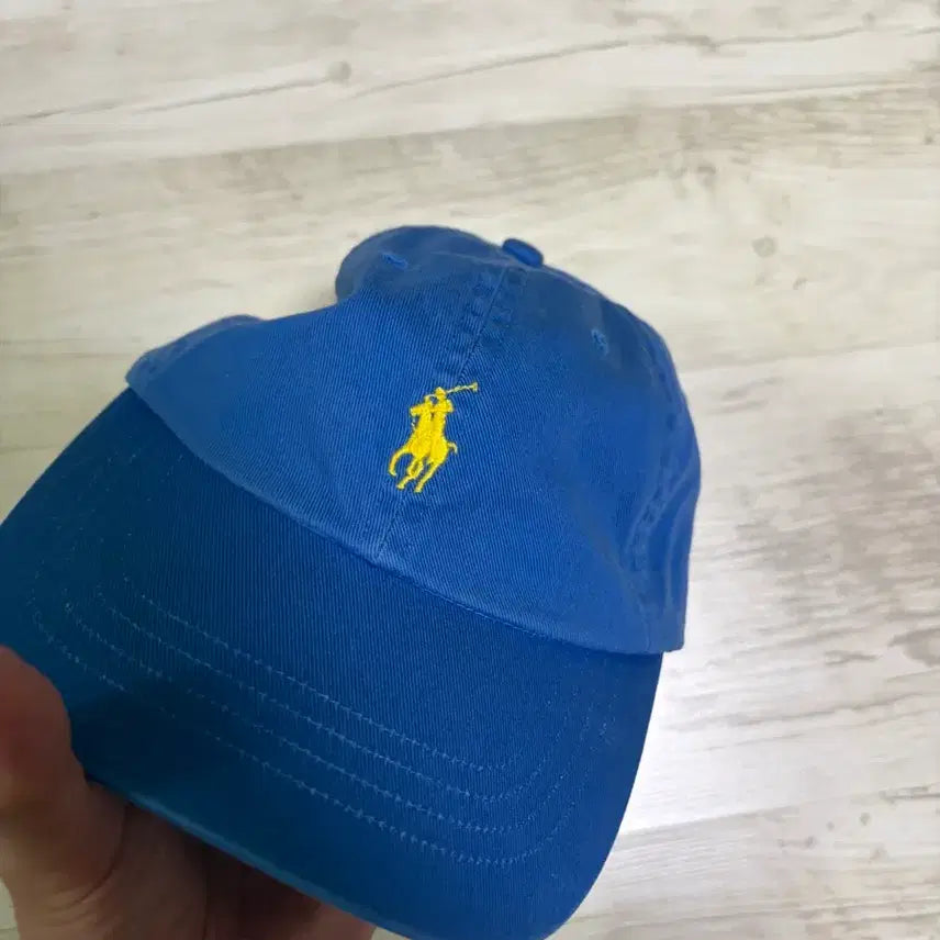 [BUNJANG] Polo Ralph Lauren Cotton Twill Cap Blue/Yellow / [OS]폴로 랄프로렌 볼캡 블루/옐로우