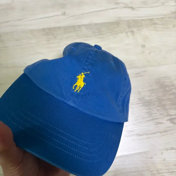 [BUNJANG] Polo Ralph Lauren Cotton Twill Cap Blue/Yellow / [OS]폴로 랄프로렌 볼캡 블루/옐로우