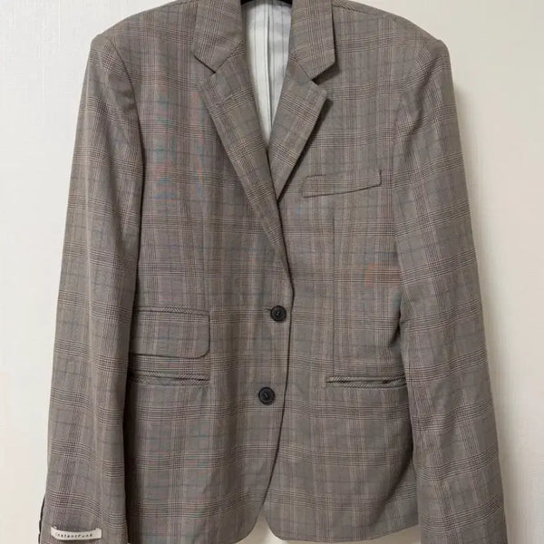 [BUNJANG] Instant Funk Checkered Blazer Jacket / (새상품)인스턴트펑크 체크 자켓