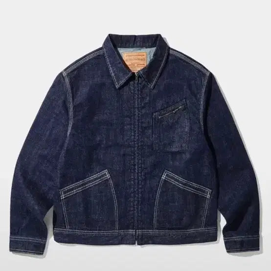 [BUNJANG] Outstanding Denim Jacket (WORK JACKET_INDIGO) / 아웃스탠딩 데님자켓 40size (WORK JACKET_INDIGO)