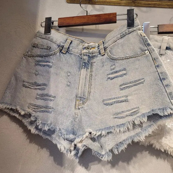 [BUNJANG] ZARA Denim Short Shorts / 자라 ZARA 청 숏팬츠