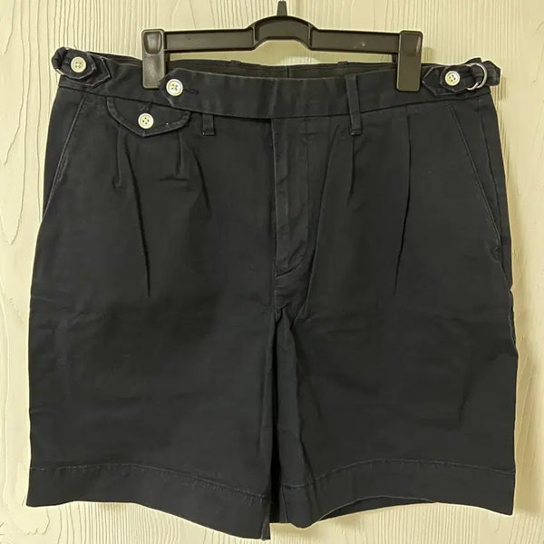 [BUNJANG] Polo Ralph Lauren Navy Pin Tuck Shorts Size 32 / 폴로 네이비 핀턱 반바지