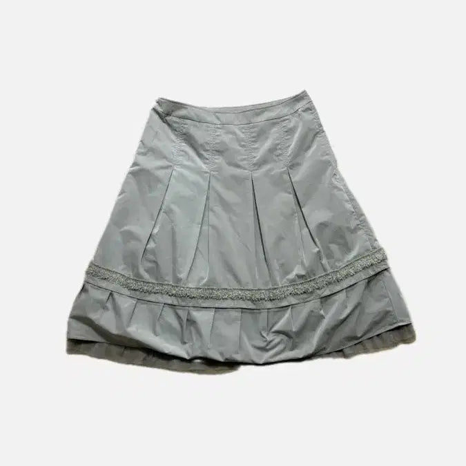 [BUNJANG] Hiroko Koshino Midi Skirt Gray Khaki / 히로코코시노 hiroko koshino 스커트